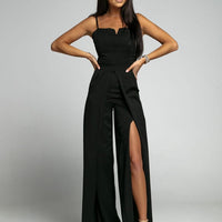 Elodie | Eleganter schwarzer Overall