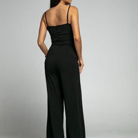 Elodie | Eleganter schwarzer Overall