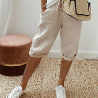 Dory | Caprihose aus Leinen für Frauen