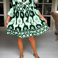 Lev | Abstraktes, mehrstufiges Minikleid