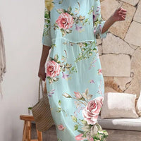 Krise | Feminines Kleid mit schickem Blumendruck