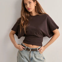 Lila | feminines angeschnittenes Oberteil für entspannte Tage