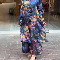 Avie | Mantel und Hose mit Revers und Knopfleiste für Damen