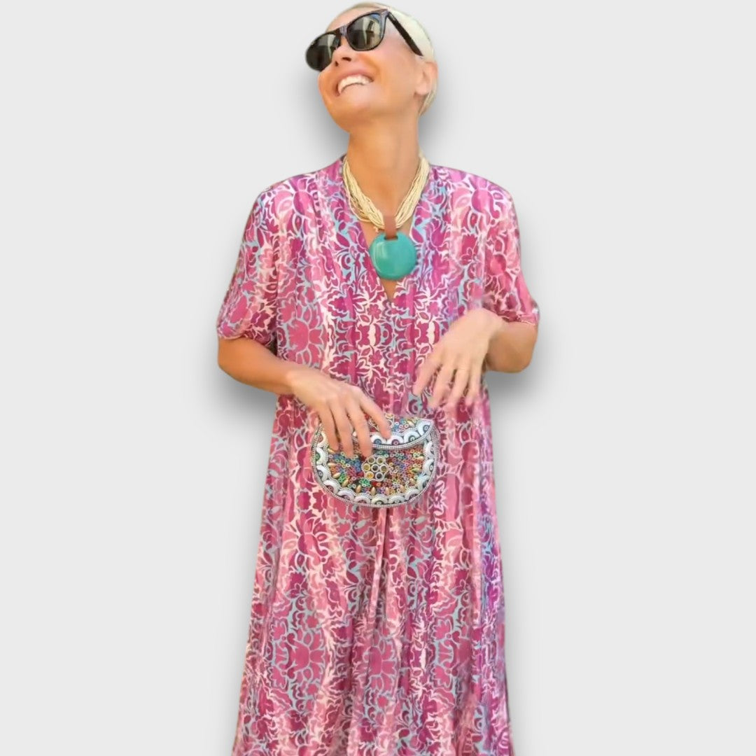 Leah | elegantes Maxikleid für Damen, zeitloses Design.