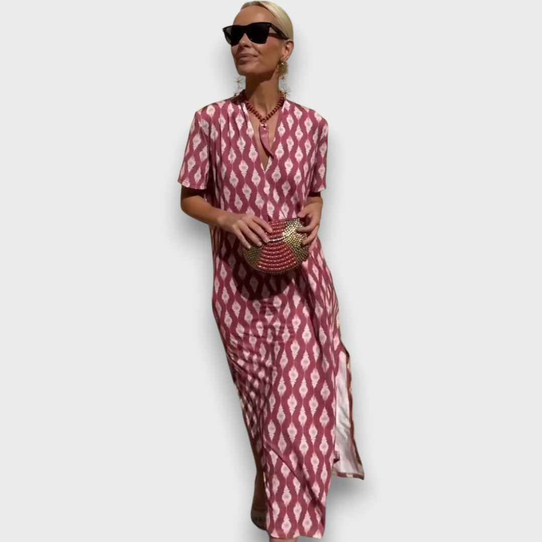 Leah | elegantes Maxikleid für Damen, zeitloses Design.