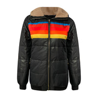 Shara | Gestreifter Sport-Hoodie