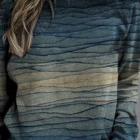 Juliana | Trendiges Sweatshirt mit Wellenmuster für Damen