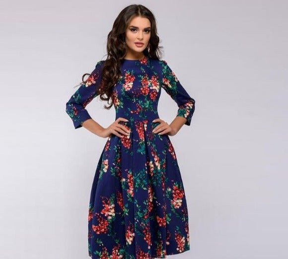 Elvina | Florales Kleid
