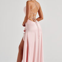 Isabella | Stilvolles Maxi-Kleid mit raffinierten Rüschen