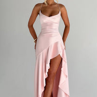 Isabella | Stilvolles Maxi-Kleid mit raffinierten Rüschen