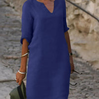 Rosetta | Stilvolles Kleid mit elegantem V-Ausschnitt