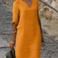 Rosetta | Stilvolles Kleid mit elegantem V-Ausschnitt