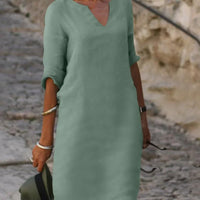 Rosetta | Stilvolles Kleid mit elegantem V-Ausschnitt