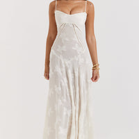 Sadie | Langes ärmelloses Kleid mit klassischem Design