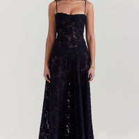 Sadie | Langes ärmelloses Kleid mit klassischem Design