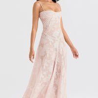 Sadie | Langes ärmelloses Kleid mit klassischem Design