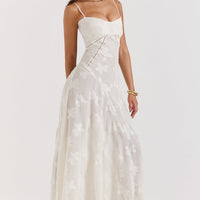 Sadie | Langes ärmelloses Kleid mit klassischem Design