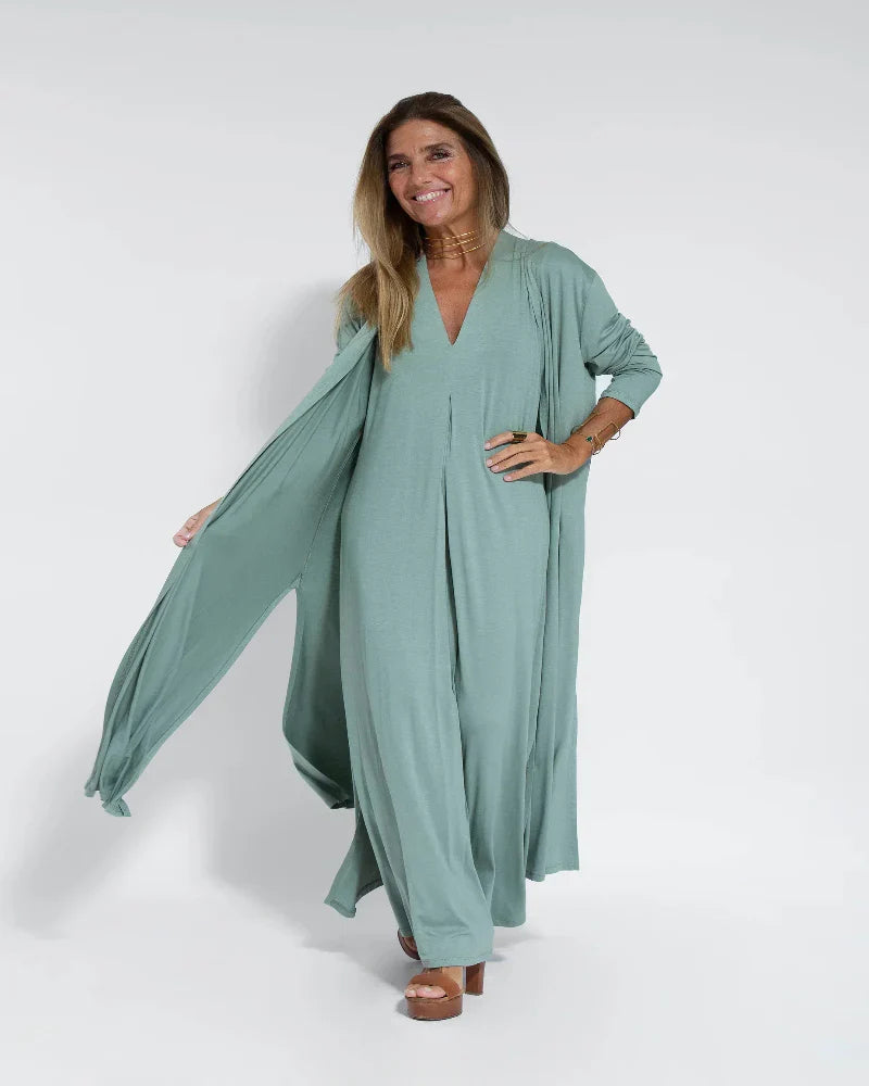 Yolly | Figurbetontes Kleid mit Weste