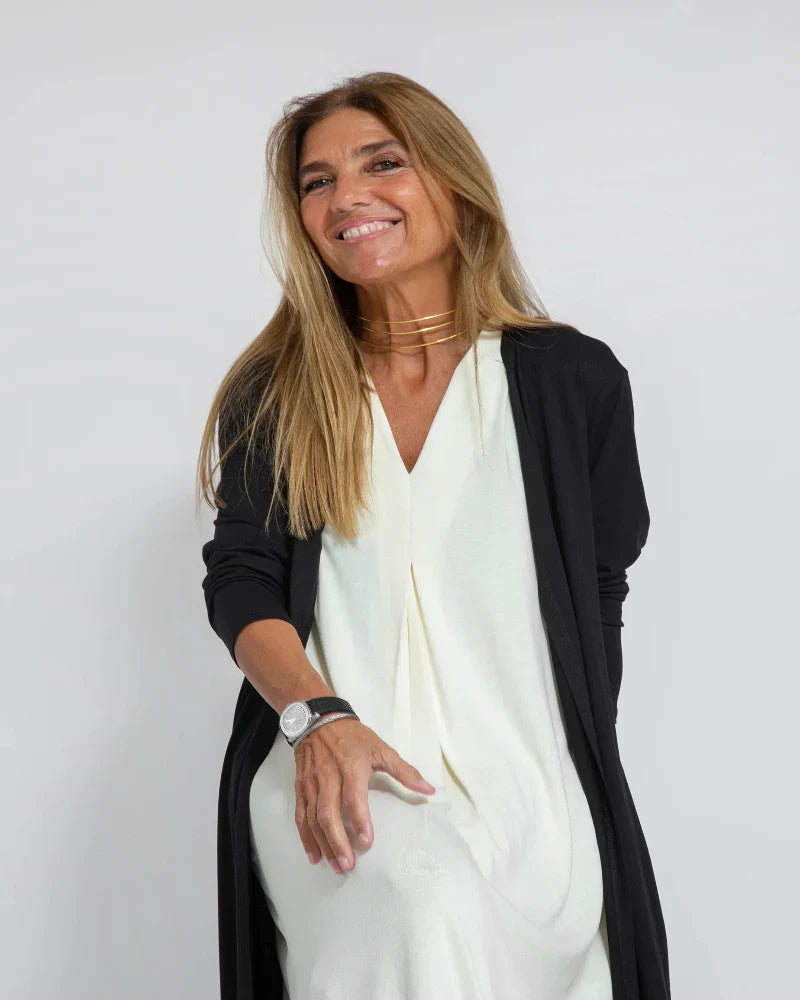 Yolly | Figurbetontes Kleid mit Weste