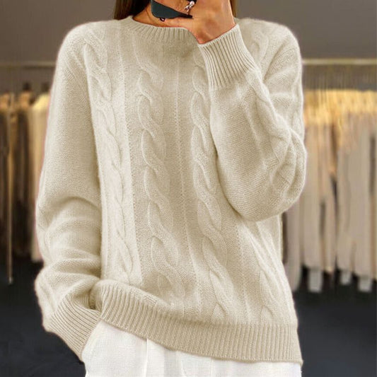 Flora™ | Flauschiger Strickpullover