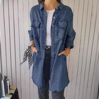 Celine™ | Bequeme Damenjacke im Faux-Denim-Stil