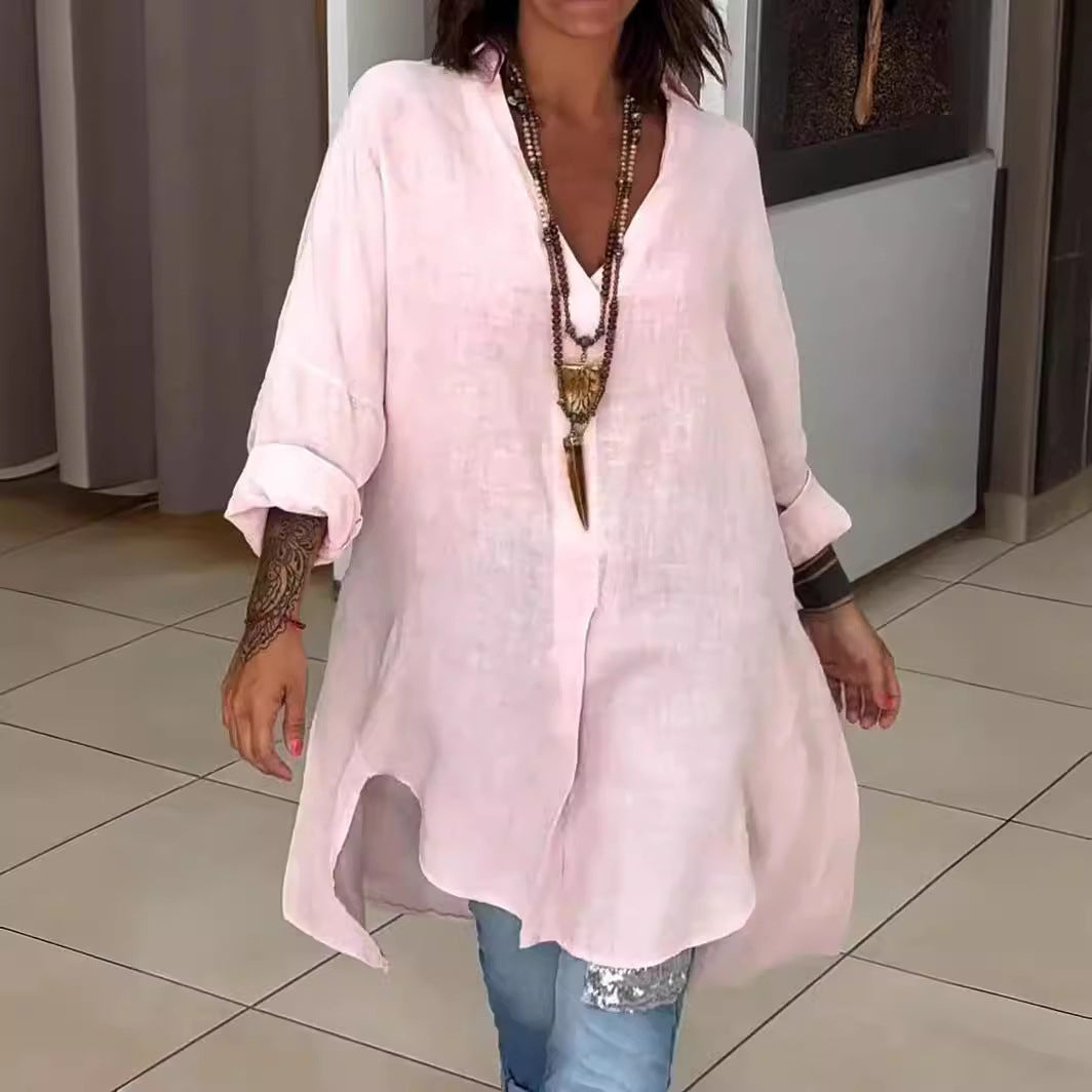 Alina™ | Schlichte Leinentunika für jeden Anlass