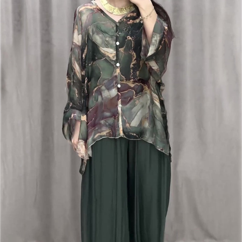 Wren | Zweiteiliger bedruckter Anzug