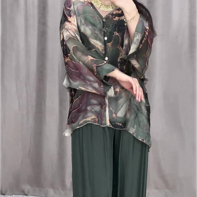 Wren | Zweiteiliger bedruckter Anzug