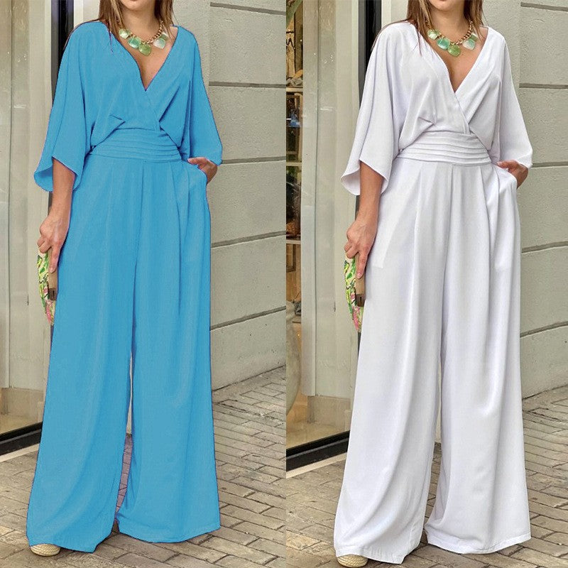 Rica | Eleganter Jumpsuit mit weitem Bein