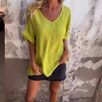 Rosen | Lose strukturiertes, durchsichtiges Top