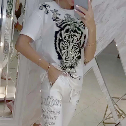 Ysabele | Stylisches 2-teiliges Set mit Muster