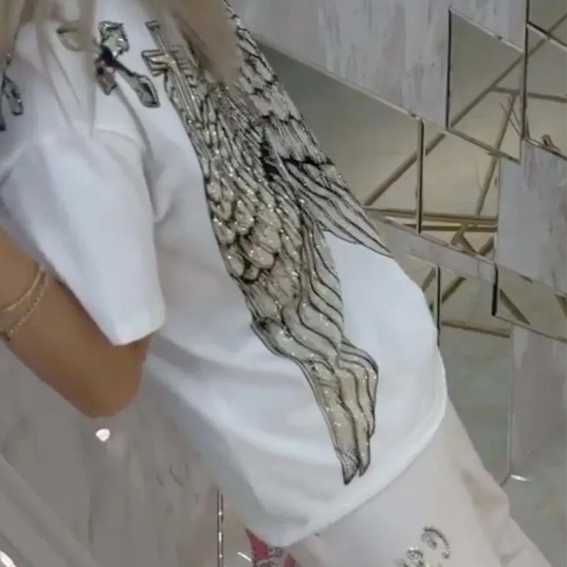 Ysabele | Stylisches 2-teiliges Set mit Muster