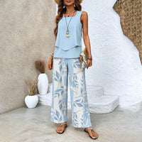 Ratchel | Modisches Damen-Set mit bedrucktem Top und passender Hose