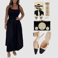 Emilia | Zeitloses ärmelloses Kleid in einfarbigem Look für Damen