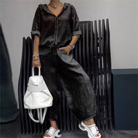 Emery | Stylisches zweiteiliges Set mit lässigem Oberteil und Hose