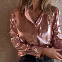 Daniella | Lederhemd für Damen, chic & bequem