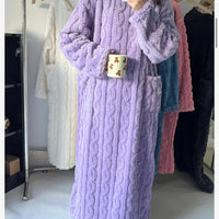 Keira | Kuscheliges langes Nachthemd aus Strick