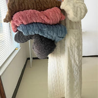 Keira | Kuscheliges langes Nachthemd aus Strick