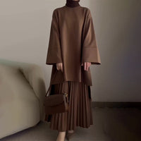 Maurinne | Feminines Outfit-Set mit Falten-Design