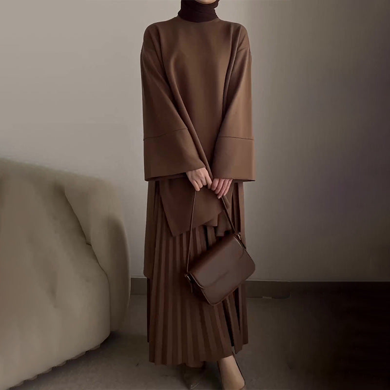 Maurinne | Feminines Outfit-Set mit Falten-Design