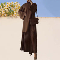 Maurinne | Feminines Outfit-Set mit Falten-Design