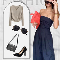 Amari | Ärmelloser Taschen-Jumpsuit