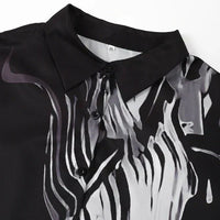 Macie™ | Zweiteiliges fließendes Hemdblusenkleid-Set für Damen