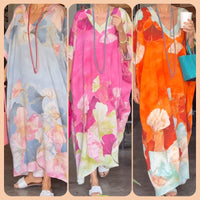 Naomy | Elegantes Kaftankleid mit Blumendruck