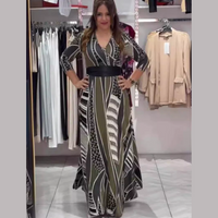 Demi | Abstraktes Vintage-Kleid