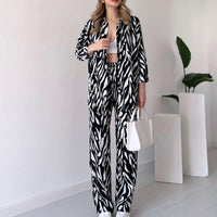 Evangeline | Stylisches Hemd- und Hosenset im Zebradruck