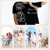 Lyca | Lässiges Damen-Set mit Blumen-T-Shirt und Bustier-Rock