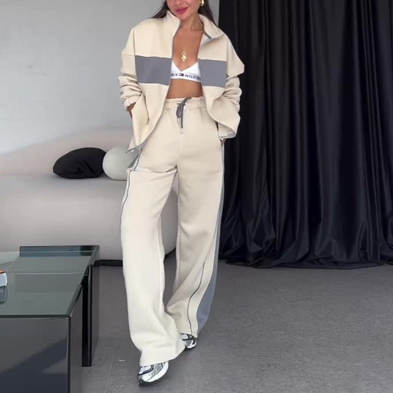 Suzzane | Farbblock-Trainingsanzug