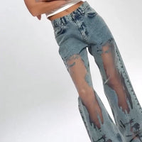 Inka | Vintage Strick-Patchwork Jeans