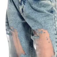 Inka | Vintage Strick-Patchwork Jeans